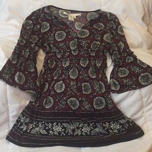 Max studio xs empire waist shirt